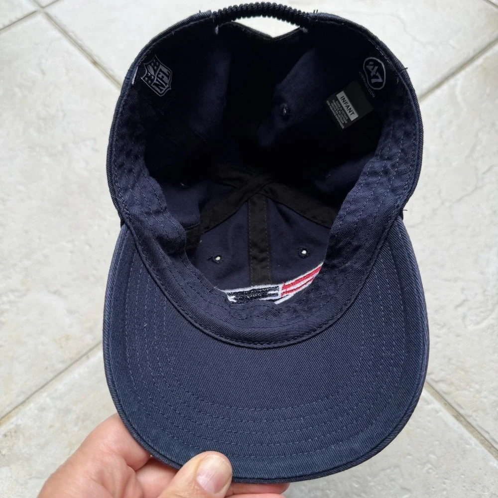 New England Patriots INFANT Baby Youth Kids Hat Cap NFL Football '47 Brand- Blue